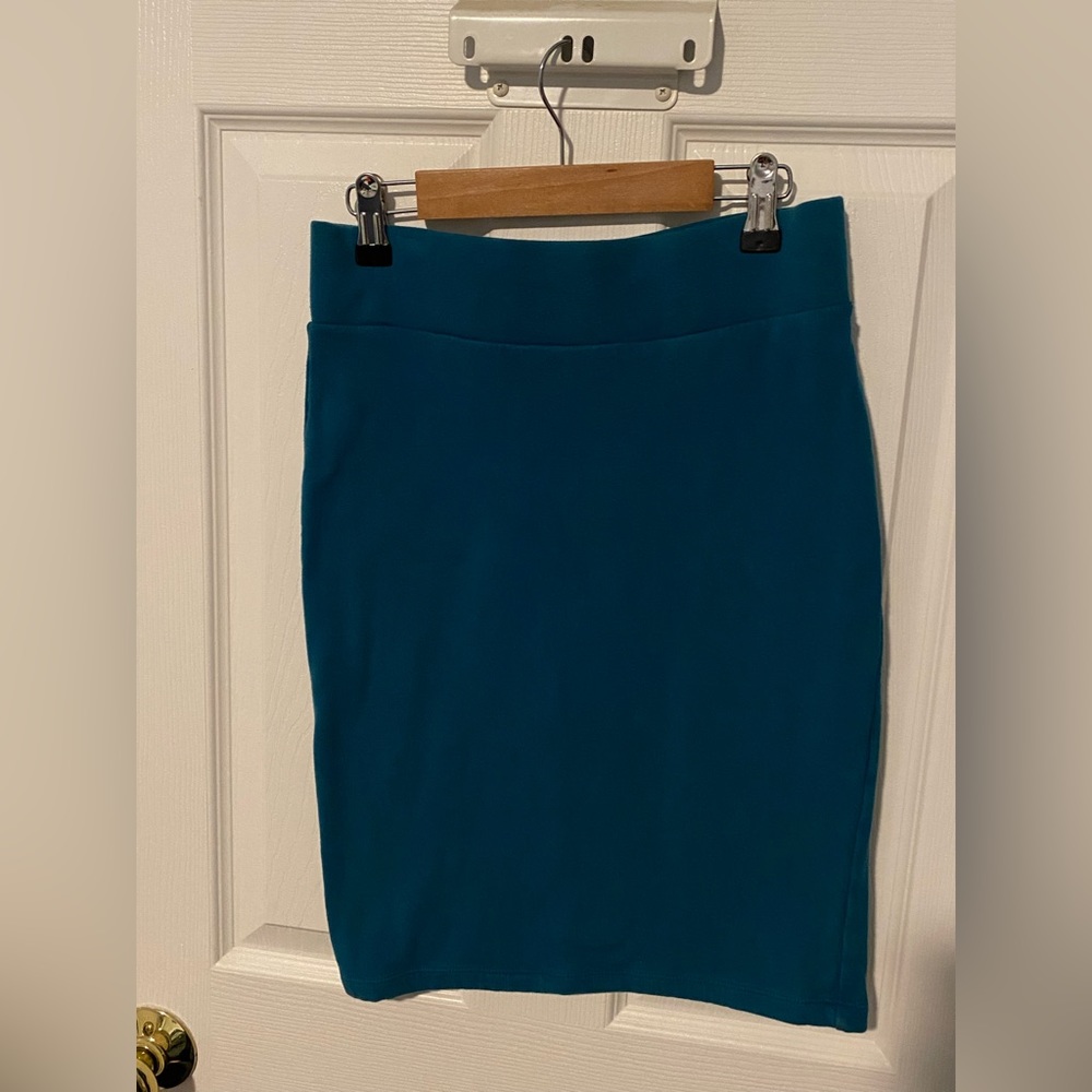 Forever 21 Blue Pencil Skirt